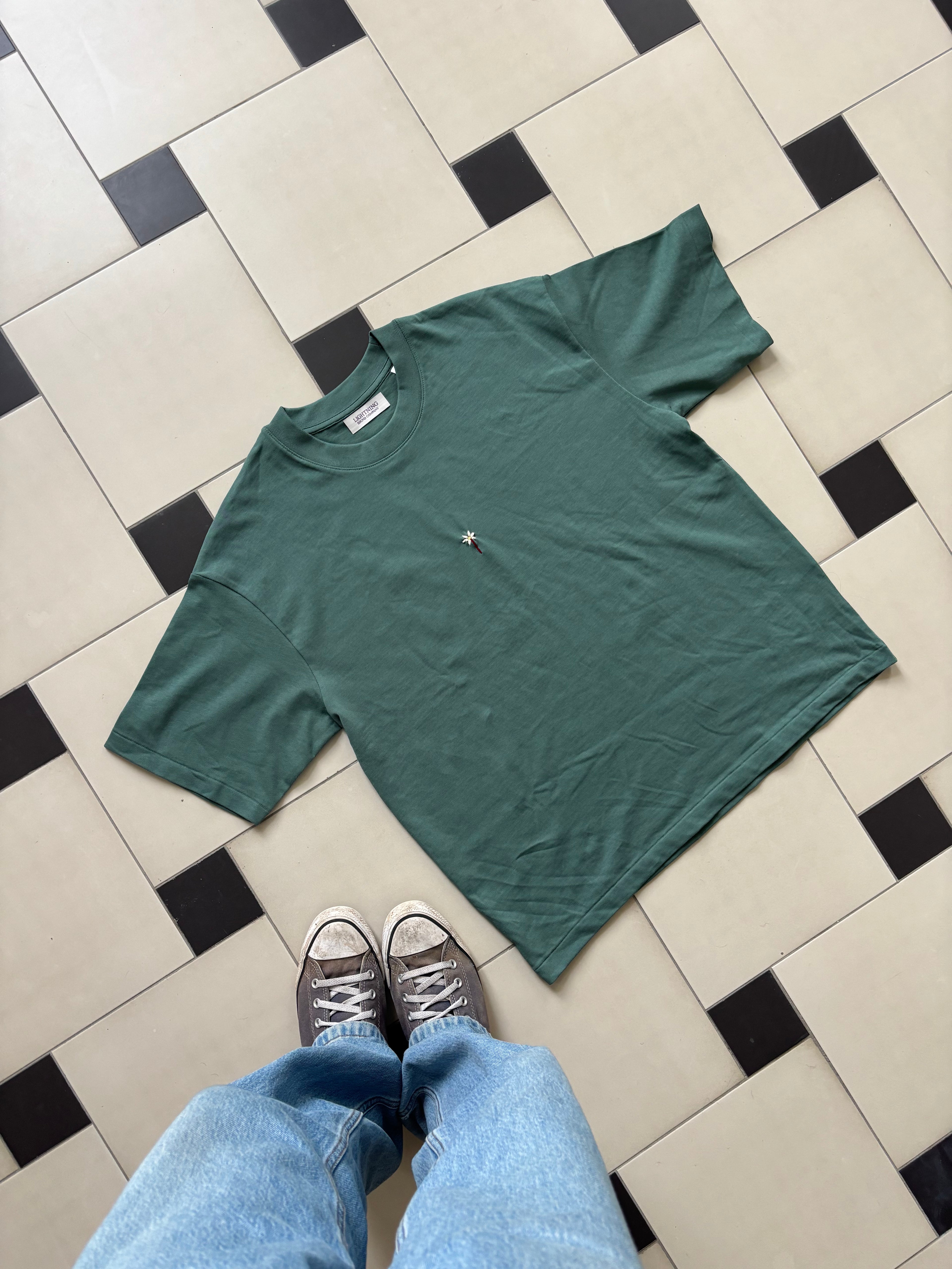 Embroidered Flower Tee | On Demand