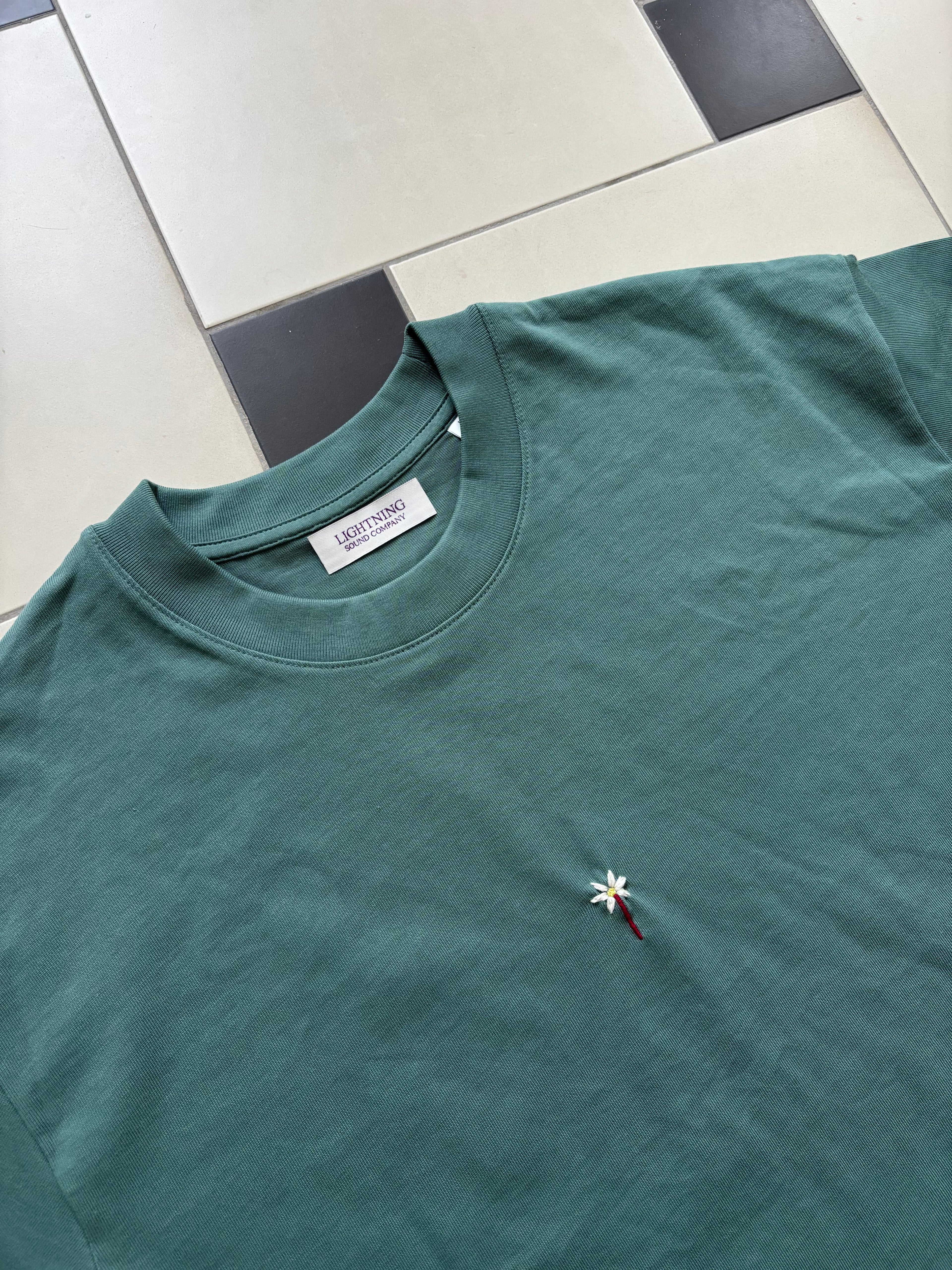 Embroidered Flower Tee | On Demand